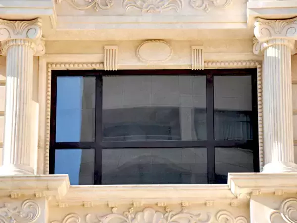 پنجره آلومینیومی دوجداره مشکی