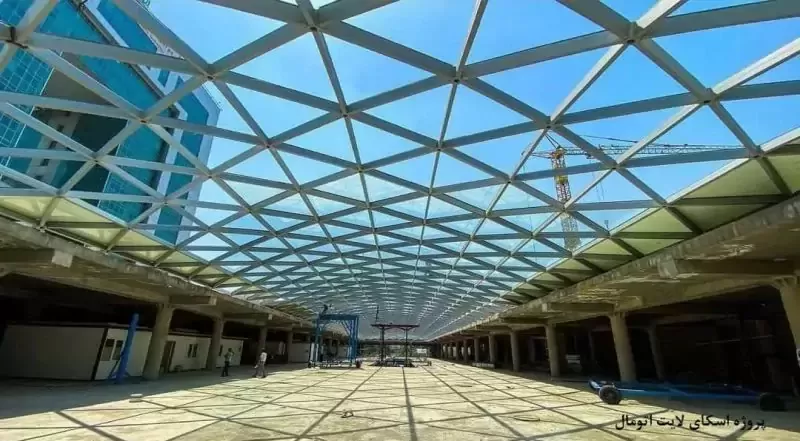 Tehran auto mall skylight