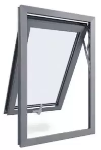 top hang out aluminium window